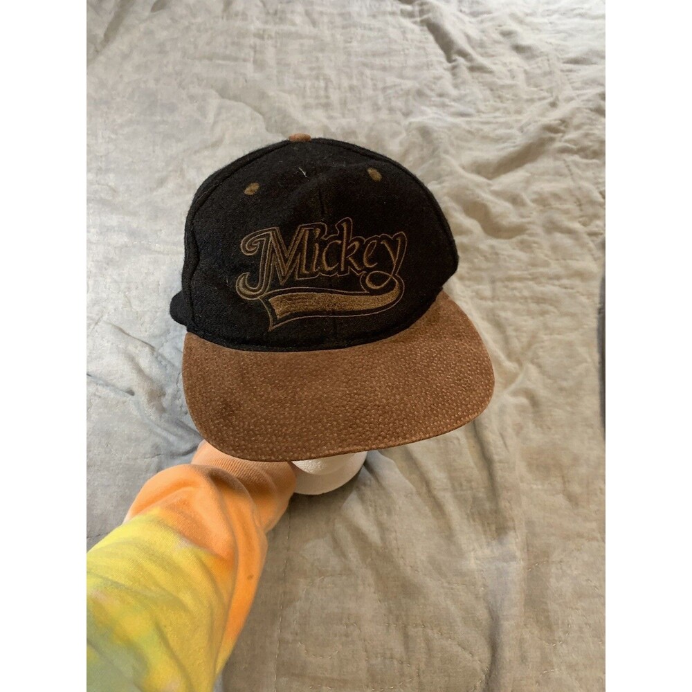Mickey Mouse Goofys Hat Co Hat Cap Black Snapback Used Adult